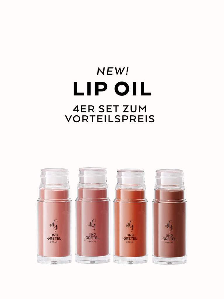 High-Shine Lip Oil 4er Set GLIZ Lip Oil 4er Set